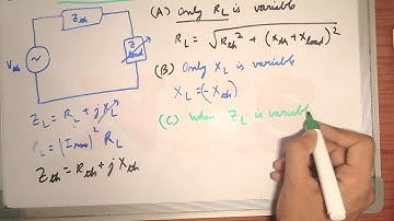 Topic 48: Maximum power transfer theorem for AC circuits