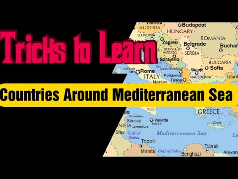 Trick To Remember Mediterranean Sea Countries
