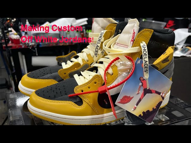 Custom Off-White LV Air Jordan 1 Review with the special box 
