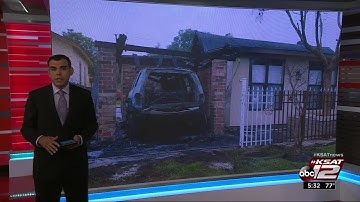 VIDEO: Arson investigates suspicious car fire