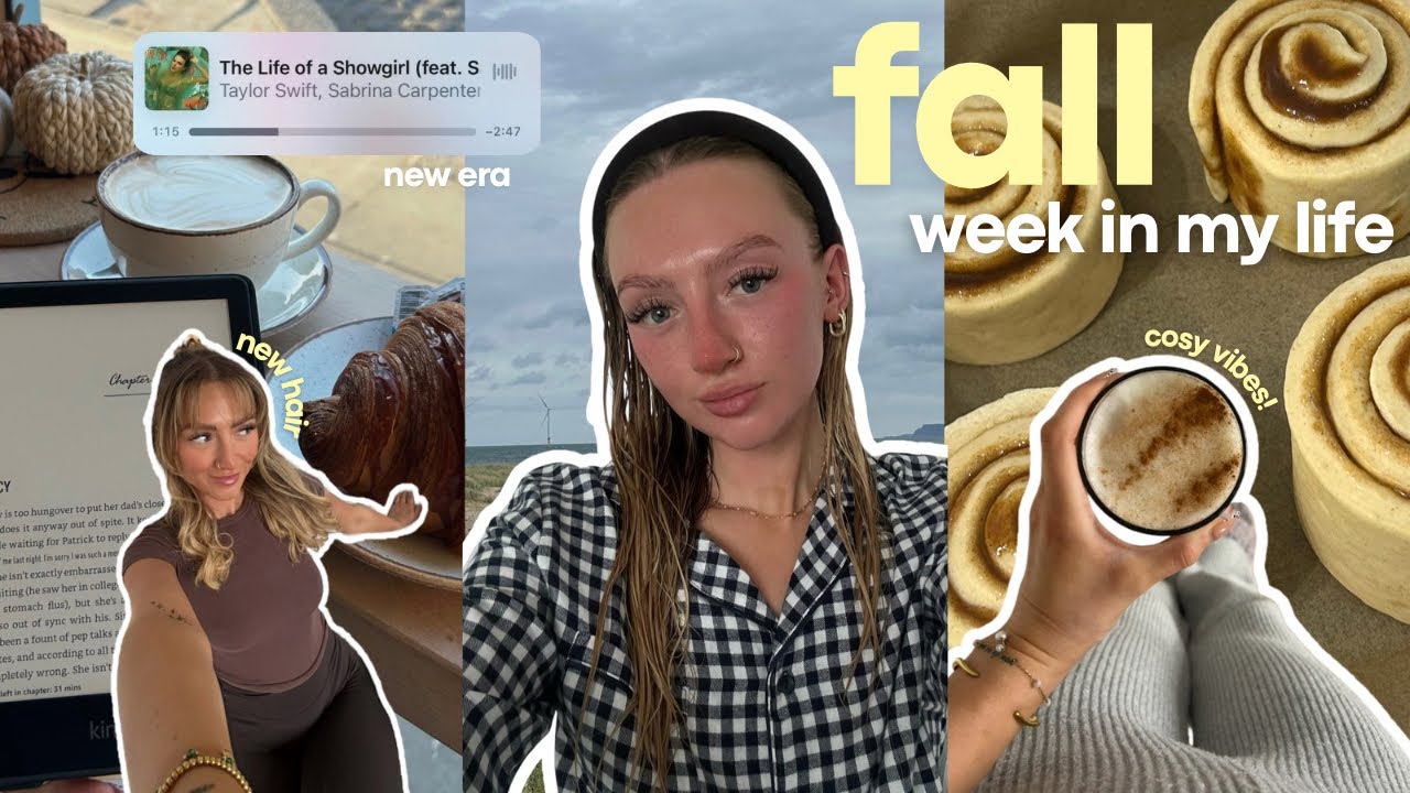 Осенняя неделя в моей жизни: выпечка, книжный клуб, новости чтения и обзор жизни танцовщицы🌟🧸🫶