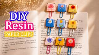 I Turned Resin Into CUTE Paper Clips! 😍 | Easy DIY Resin Craft for Beginners