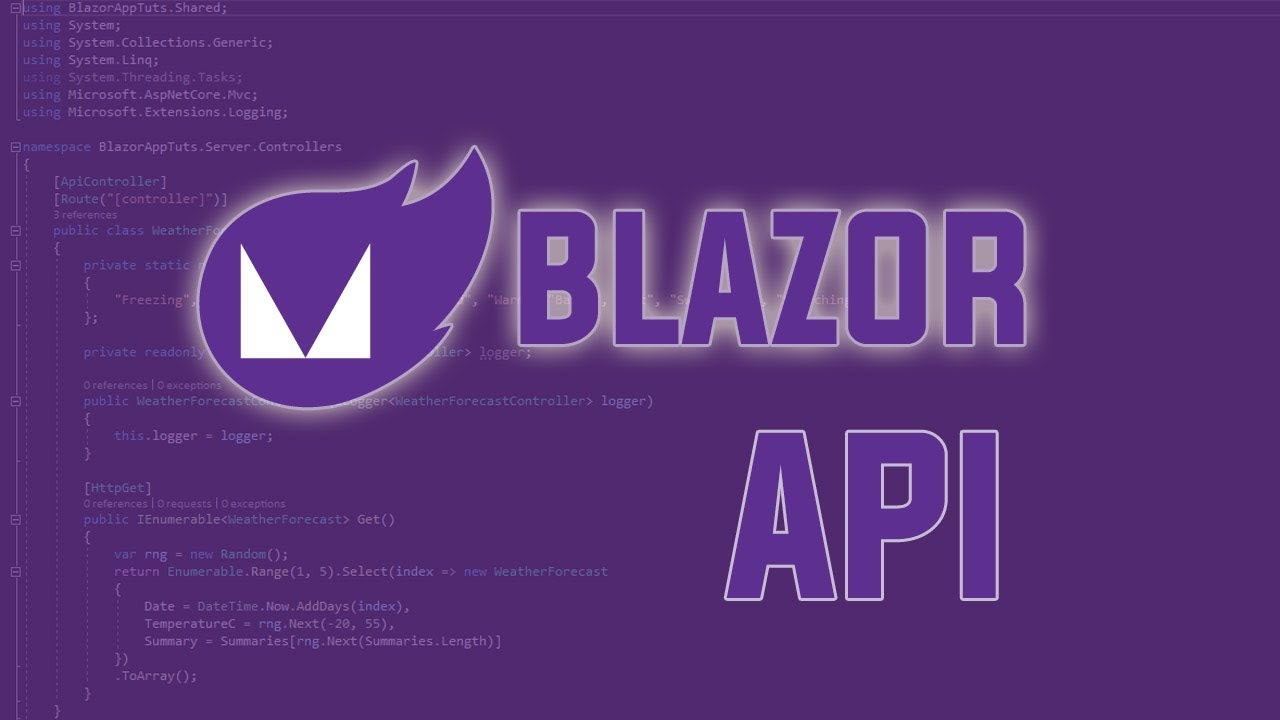 Getting Started Blazor Web Framework Create API | DenRic Denise - YouTube