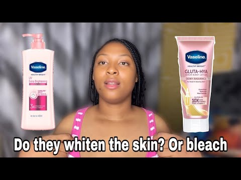 VASELINE GLUTHA HYA LOTION vs VASELINE UV BRIGHTENING LOTION REVIEW | BEST IN WHITENING AND LIGHTING