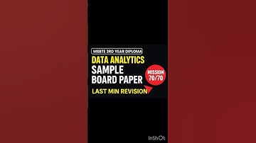 Data Analytics-315326-Sample Paper #kscheme #msbte #dataanalytics #diploma #kscheme #exam #trending