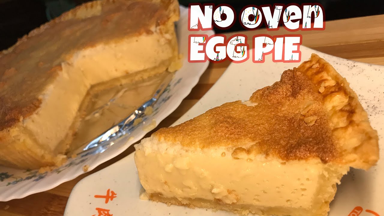 FIRST TIME MAKING EGG PIE RECIPE No Oven Egg Pie How to make Egg