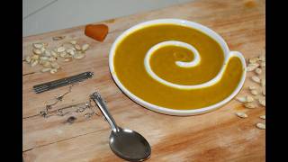 beat the cold with  pumpkin spice soup