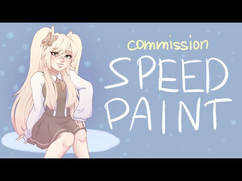 Видео: Рисую Wafell (Commission) - Speedpaint