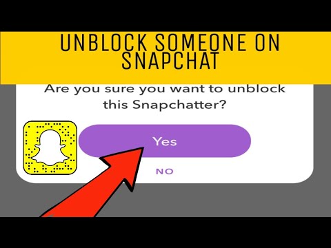 Comment quelqu'un débloquer sur Snapchat