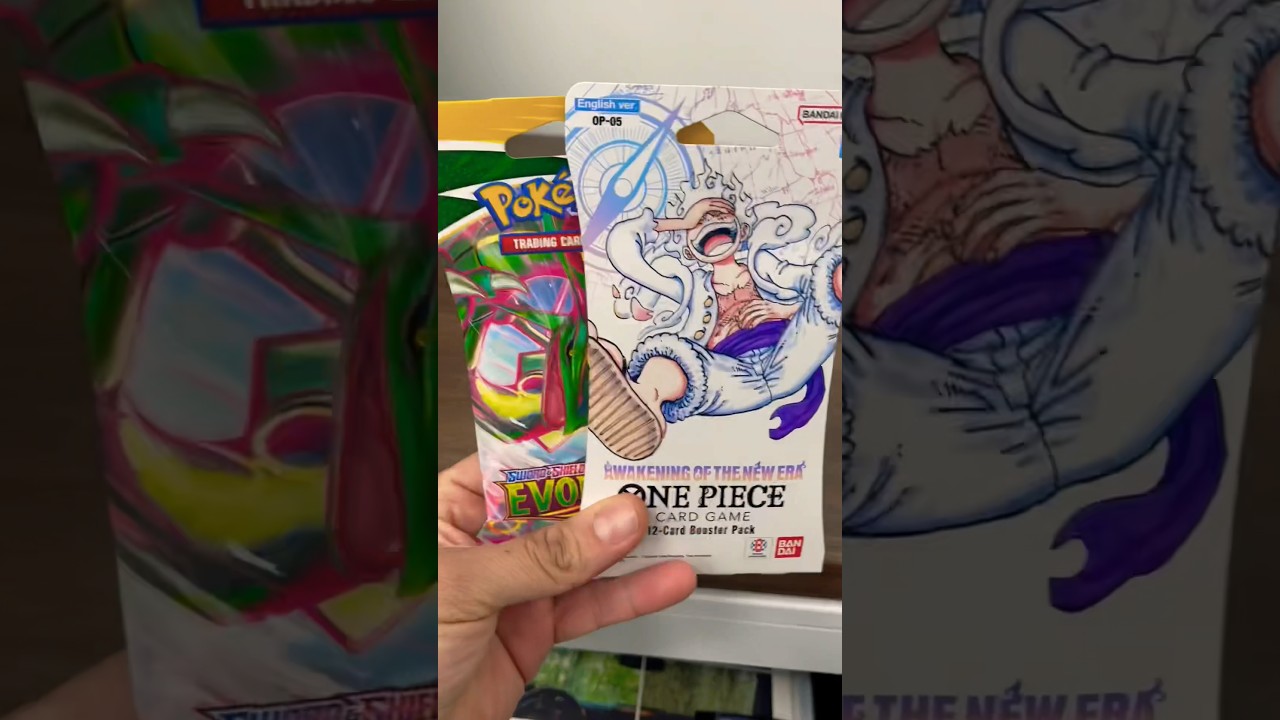 Let’s open One Piece and Pokémon Cards✅ 