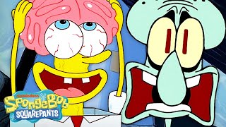 SCARIEST SpongeBob Scenes!  | 60 Minute Compilation | SpongeBob