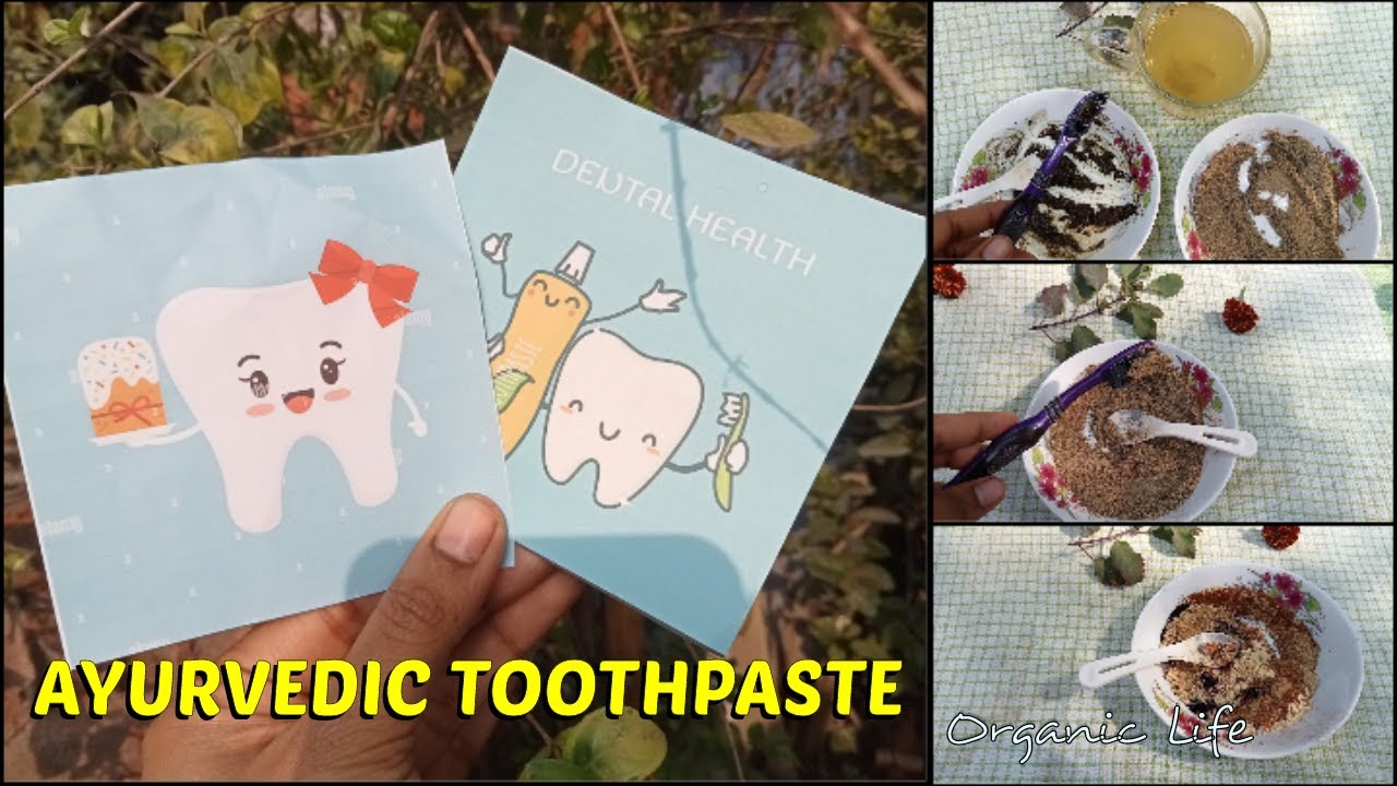 TEETH WHITENING AT HOME (Works 100) ll ayurvedic toothpaste at home ll