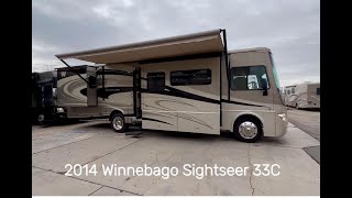 2014 Winnebago Sightseer 33C with 3 Large Slides - SOLD