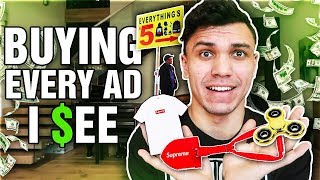Buying Every Advertisement I See in HOLLYWOOD (NOT CLICKBAIT)