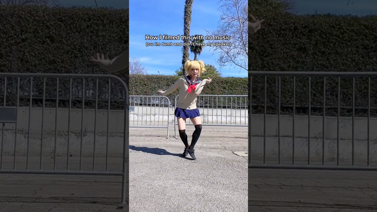 remember when I danced to no music? | My Hero Academia Cosplay #myheroacademia #anime #cosplay