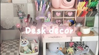 Desk Decor🎊|trang trí bàn học cùng mình