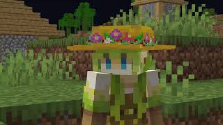 Custom Farmer Flower Hat Timelapse - Minecraft Blockbench