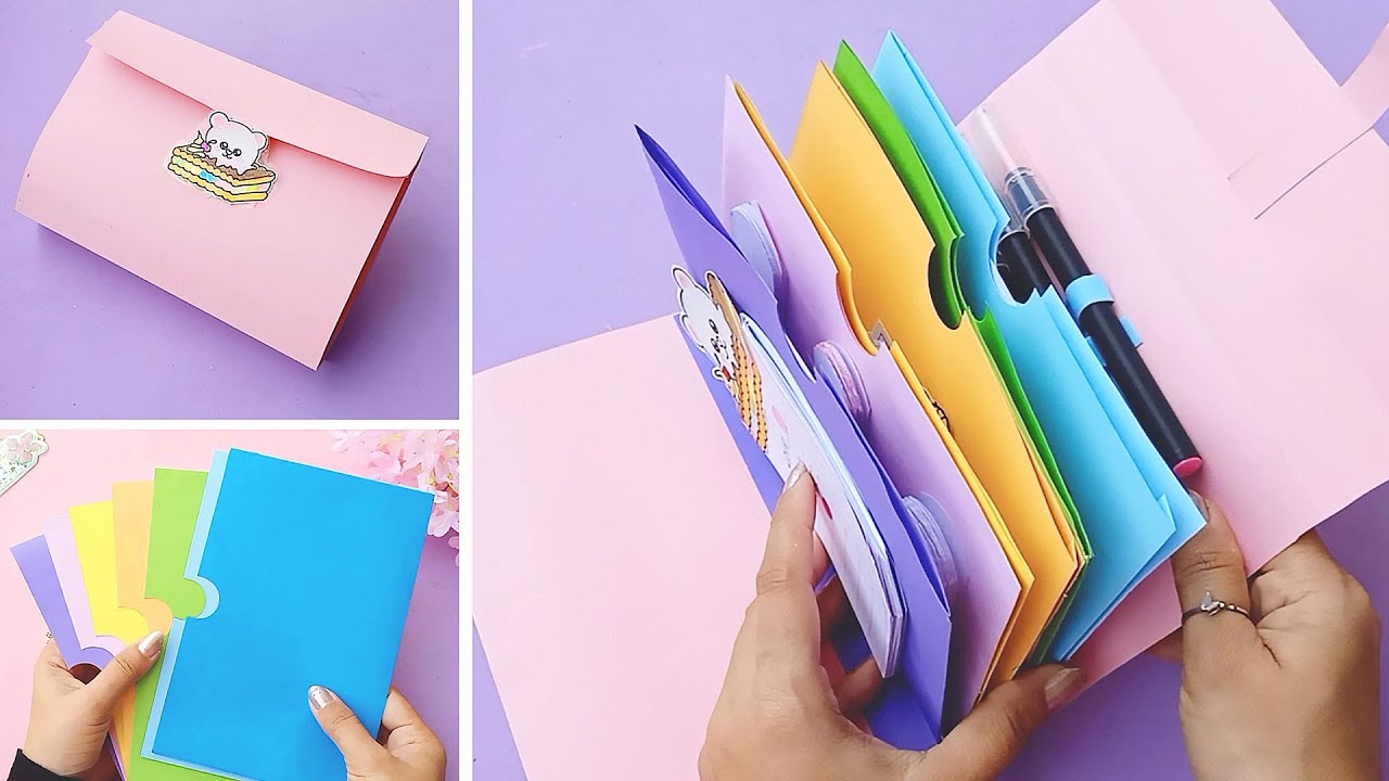 how-to-make-mini-file-folder-diy-file-folder-diy-notebook-folder