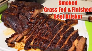 Grass Fed/Finished Brisket on the Electric Smoker