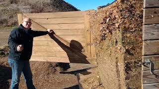 Home built self unloading leaf trailer