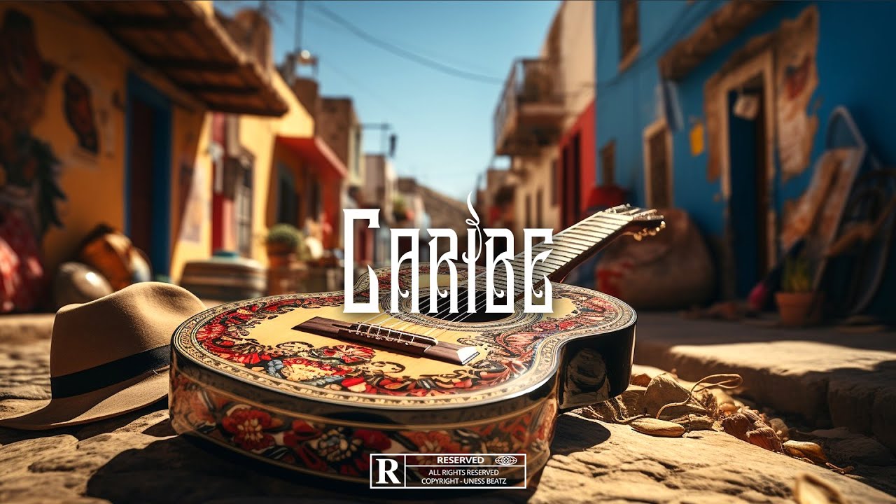 Latin Beat   CARIBE  Spanish Afro guitar type beat  Dancehall Instrumental 2024