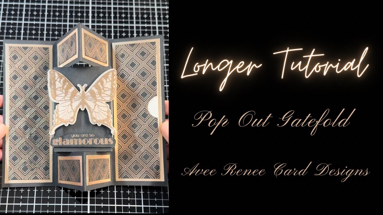 Pop Out Gatefold Card - YouTube