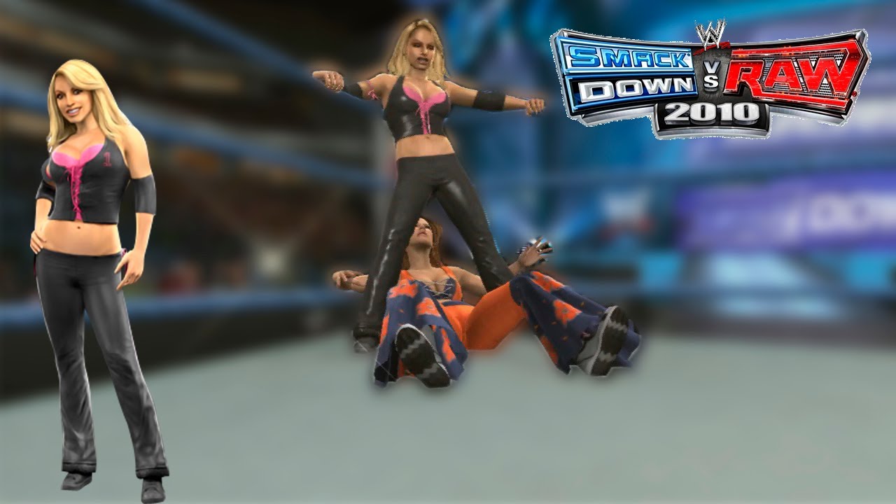 Smackdown vs Raw 2010 | Trish Stratus Stinkface All Divas