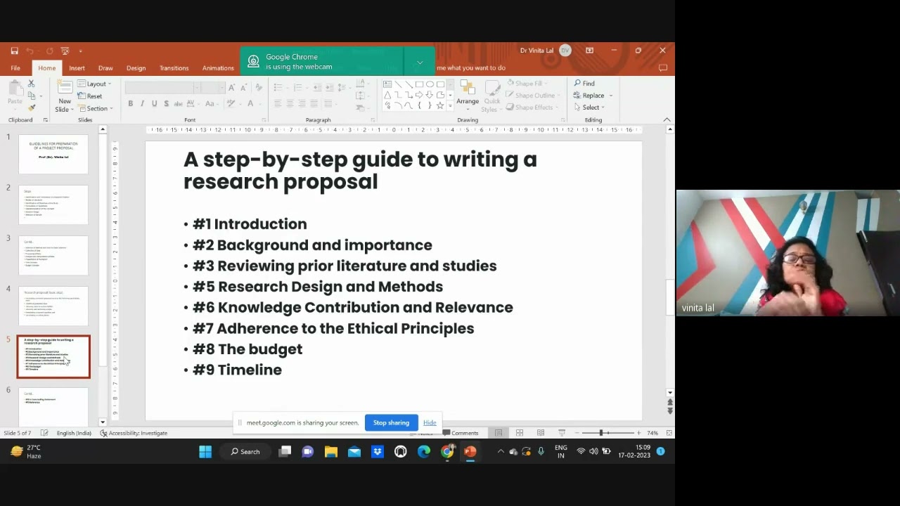 Online Academic Counselling Session for MRDP1 (Dissertation and Problem Solving) on 17.02.2023