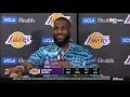 LeBron James Postgame Interview | Los Angeles Lakers lose to Miami Heat 112-98