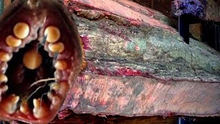 Tragic incident occurred while sawing large Red log,that was sacred to the  sawmill