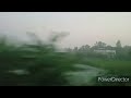 Beautiful Relaxing Calm Foggy Morning Video from Train
