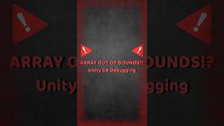 Fix ArgumentOutOfRangeException in Unity! #shorts  #codingtutorial #tutorial #csharp #unity