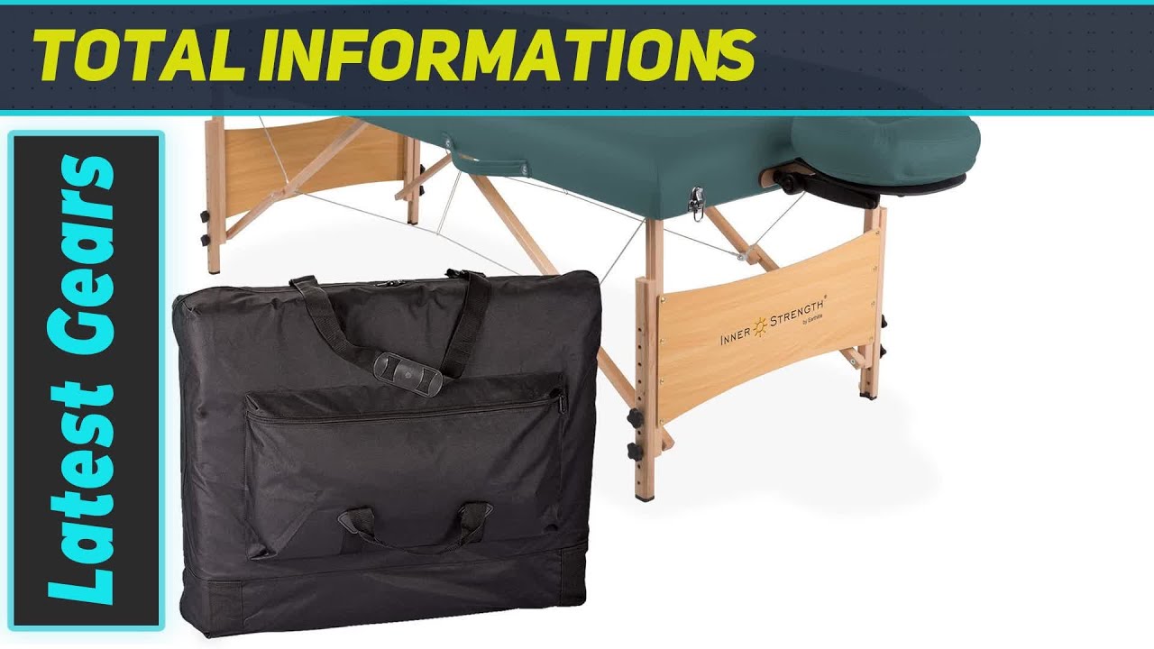 Inner Strength Teal Portable Massage Table: Experience the Ultimate Relaxation!