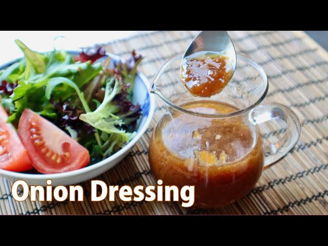 open lace back dress Sweet Vidalia Onion Vinaigrette