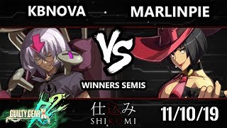 Shikomi GGXRD - KBNova (Bedman) Vs. MarlinPie (I-No) Guilty Gear Xrd REV 2 Winners Semis