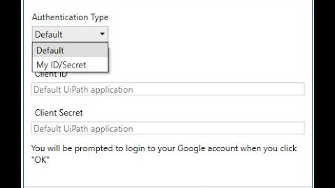 UiPath StudioX | Connect With Gmail Account | Default Authentication Type