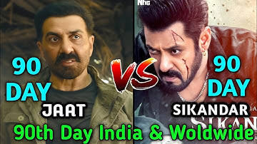 Jaat Vs Sikandar 90th Day Box Office Collection Comprison | Box Office Comprison 