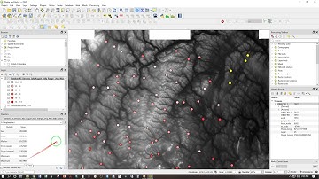 GIS 300 Statistics of Selected Points in QGIS