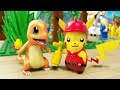 POKEMON Fireman Pikachu in Lego City - pokemon episode