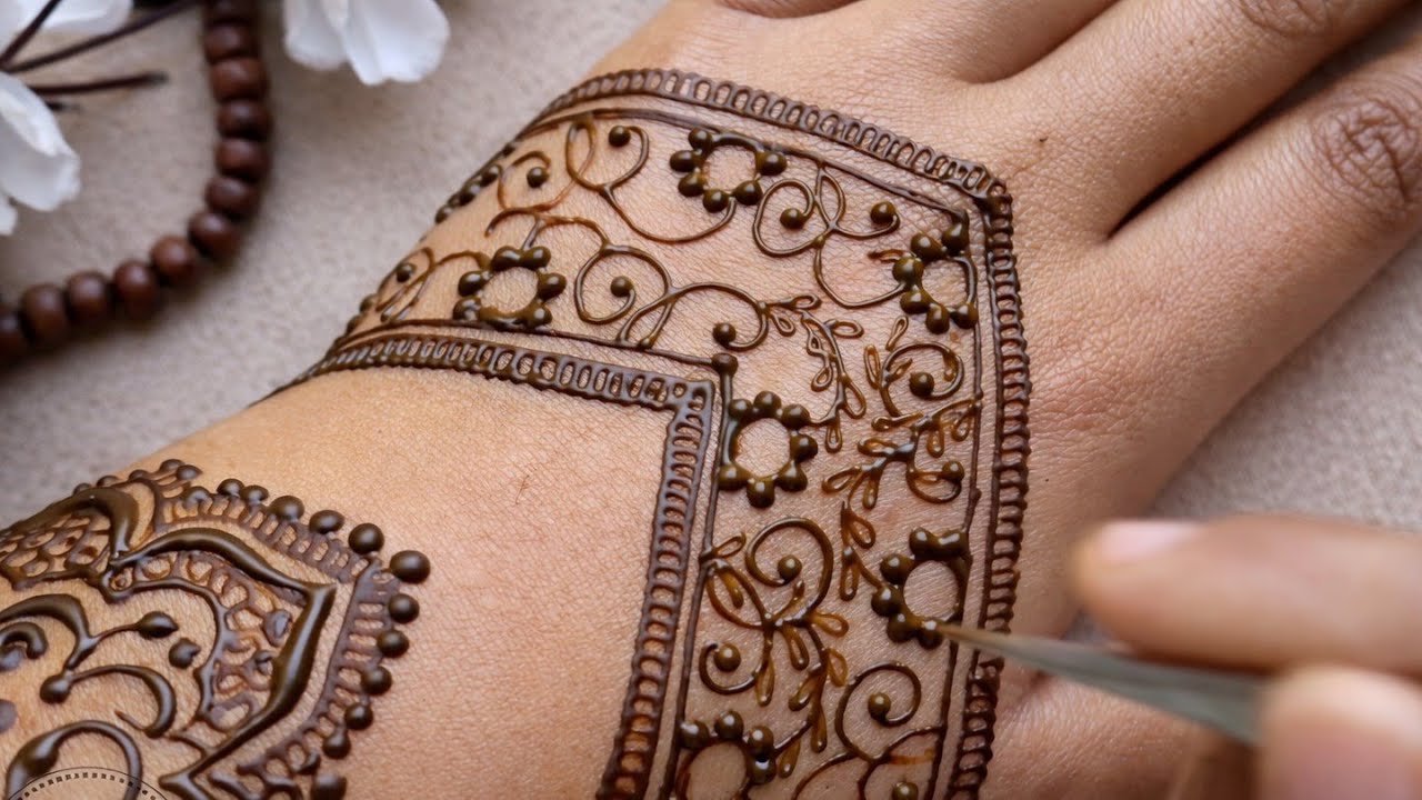 Bridal full hand mehndi design 2026 || mehndibyshiri || easy back side henna #mehndi #2026 