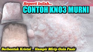 Contoh Kno3 Murni Potium Nitrate Bentuknya Kristal Mirip Gula Pasir...