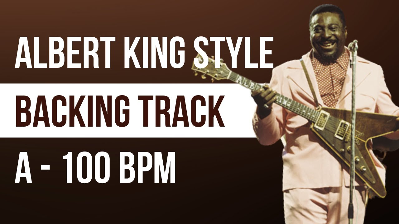 Albert King Style Funky Blues Jam Track in A - YouTube