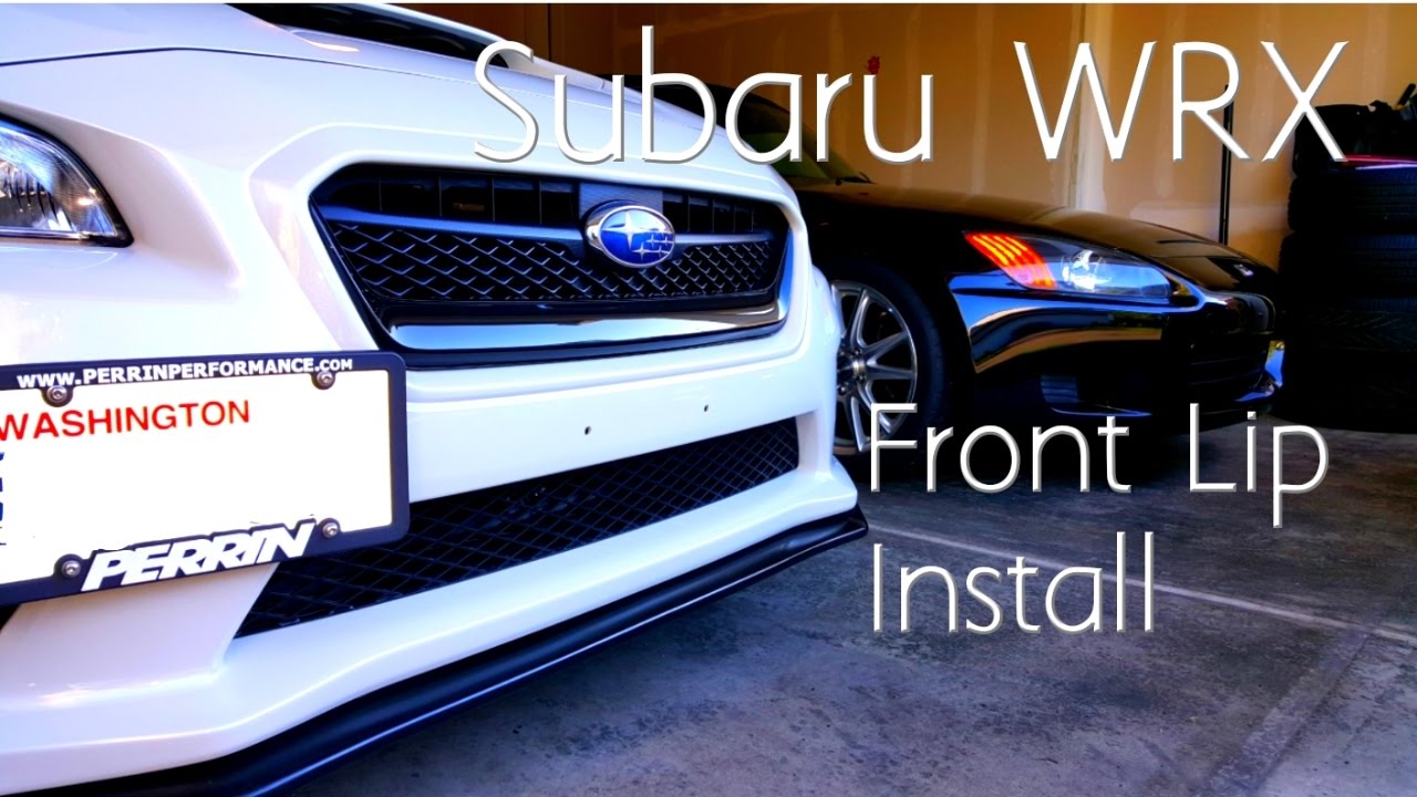 s2000 honda Subaru WRX Bayson R Front Lip Install DIY (2015-2018)