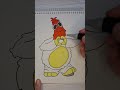 Draw and Color Chumchonkins from Poppy Playtime. #shorts #poppyplaytime #chumchompkins #art