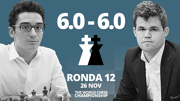 Carlsen vs Caruana (12ª partida) | Campeonato del Mundo de ajedrez 2018