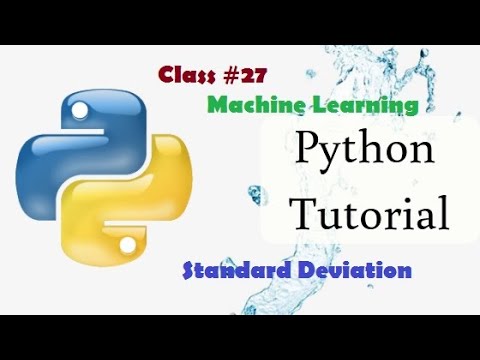Machine Learning Python Tutorial#27 Standard Deviation using Google ...