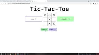 TicTacToe Web Game In JavaScript With Source Code | Source Code & Projects