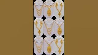 Lightweight Gold Necklace set designs #goldnecklace #shortvideo #shorts #trending