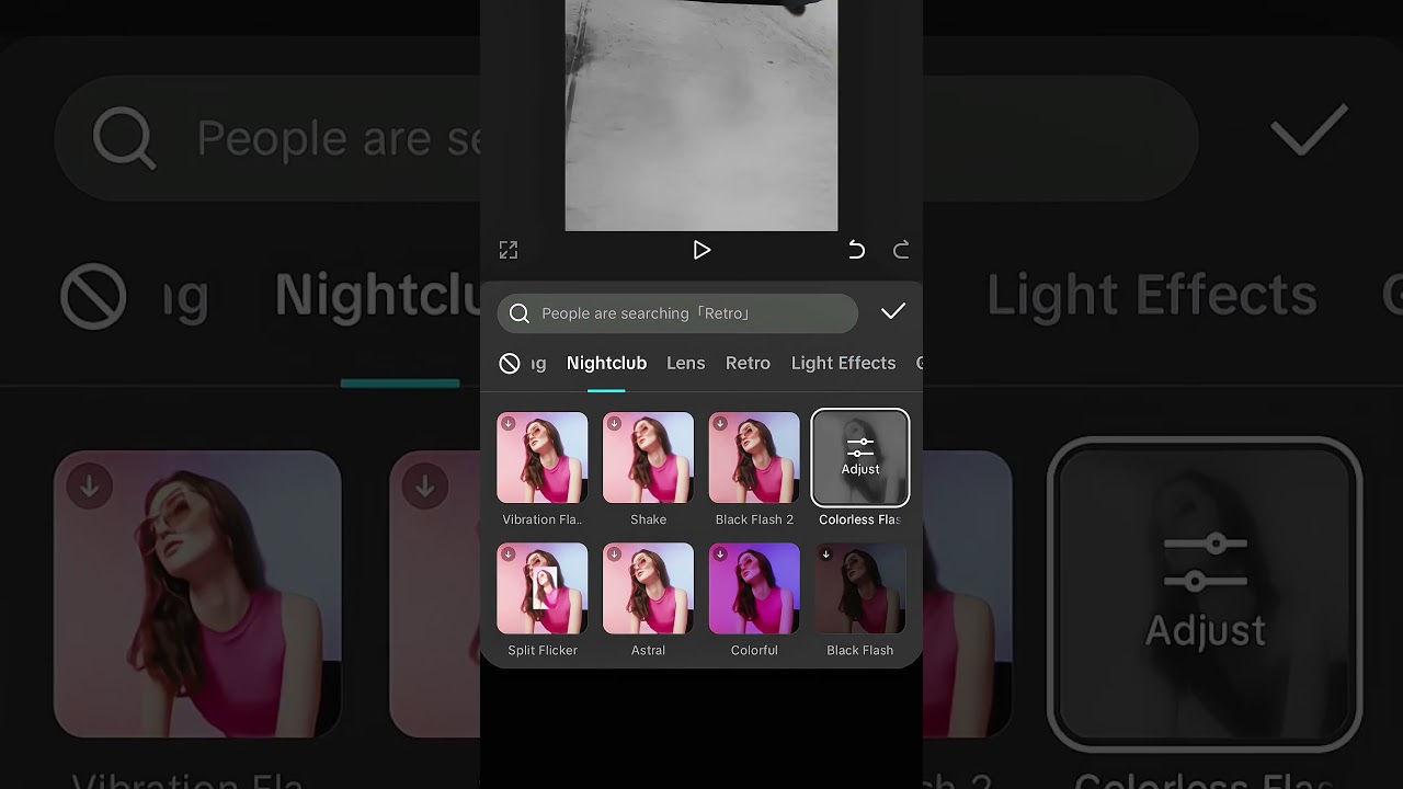 colorless flash tutorial(capcut) 