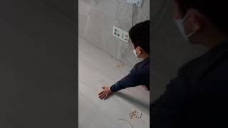 강마루 시공 마무리 #강마루시공방법 #오늘의마루